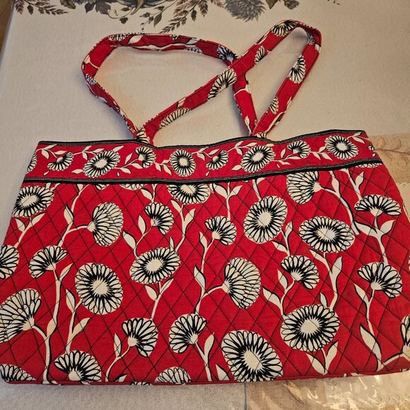 Vera Bradley Deco Daisy Shoulder/Tote Bag - Picture 2 of 6